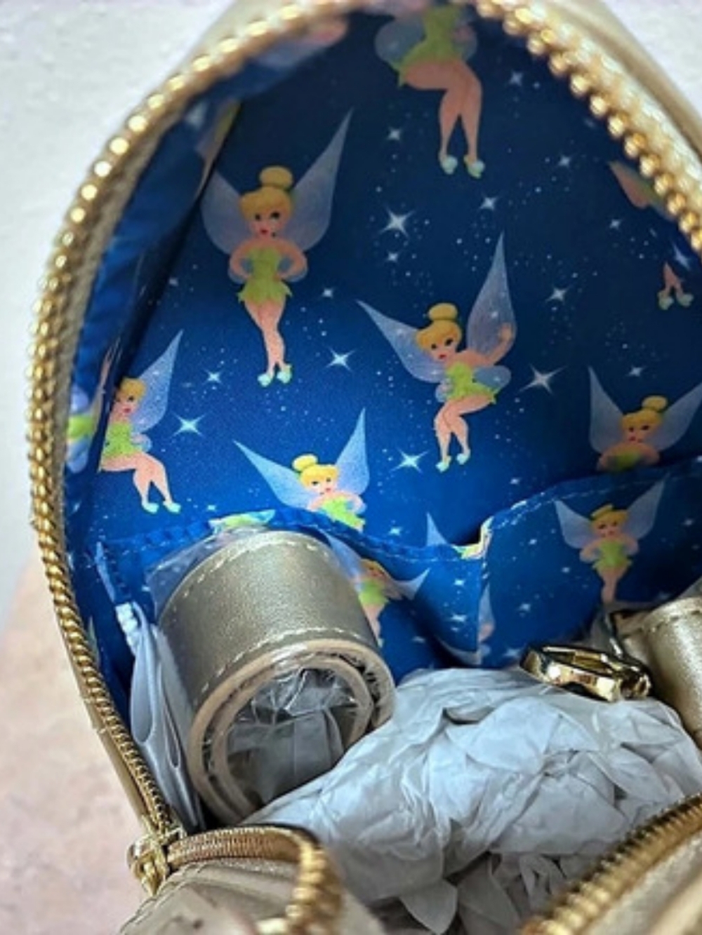 Loungefly Disney Peter Pan Light Up Tinkerbell Mini Backpack Tinkerbell Blue &